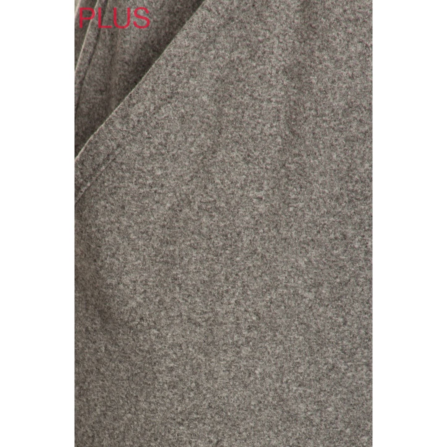 MISSY & PLUS HEATHER GREY JOGGER