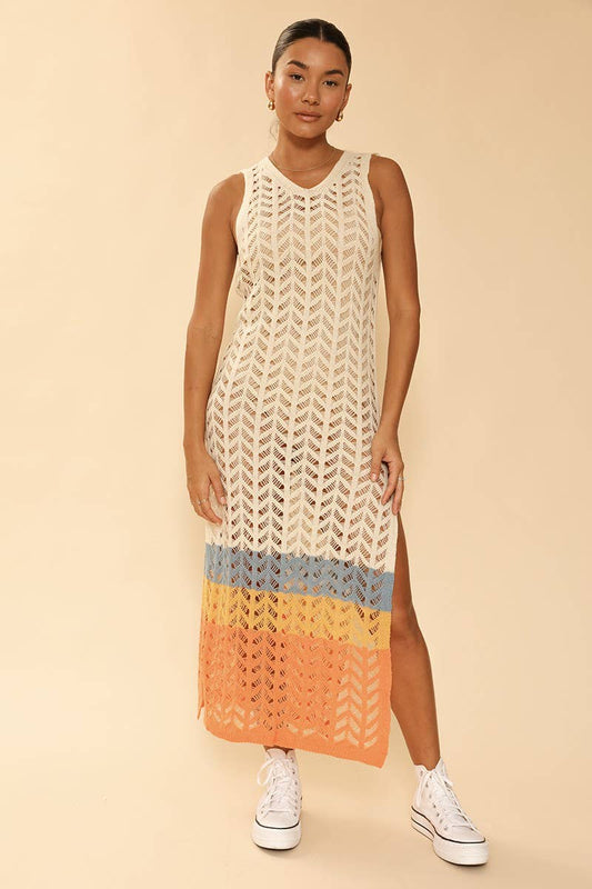 OPEN KNIT COVER UP