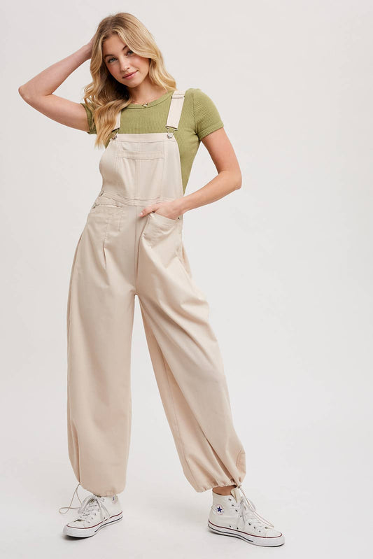 OATMEAL JUMPSUIT OVERALL