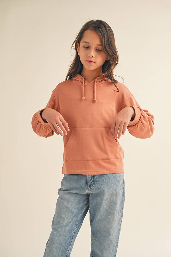 TWEEN RUST HOODIE