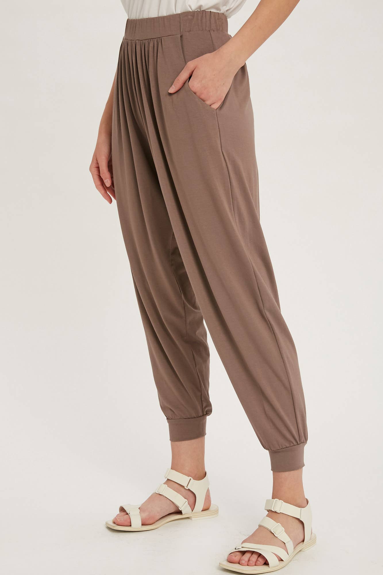 JERSEY MOCHA JOGGER