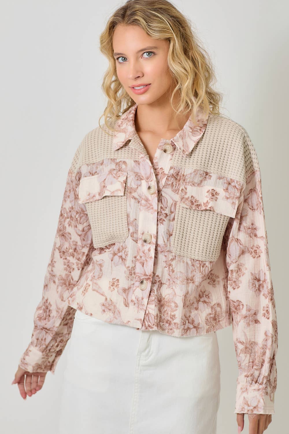 CAPPUCCINO MIXED MEDIA JACKET