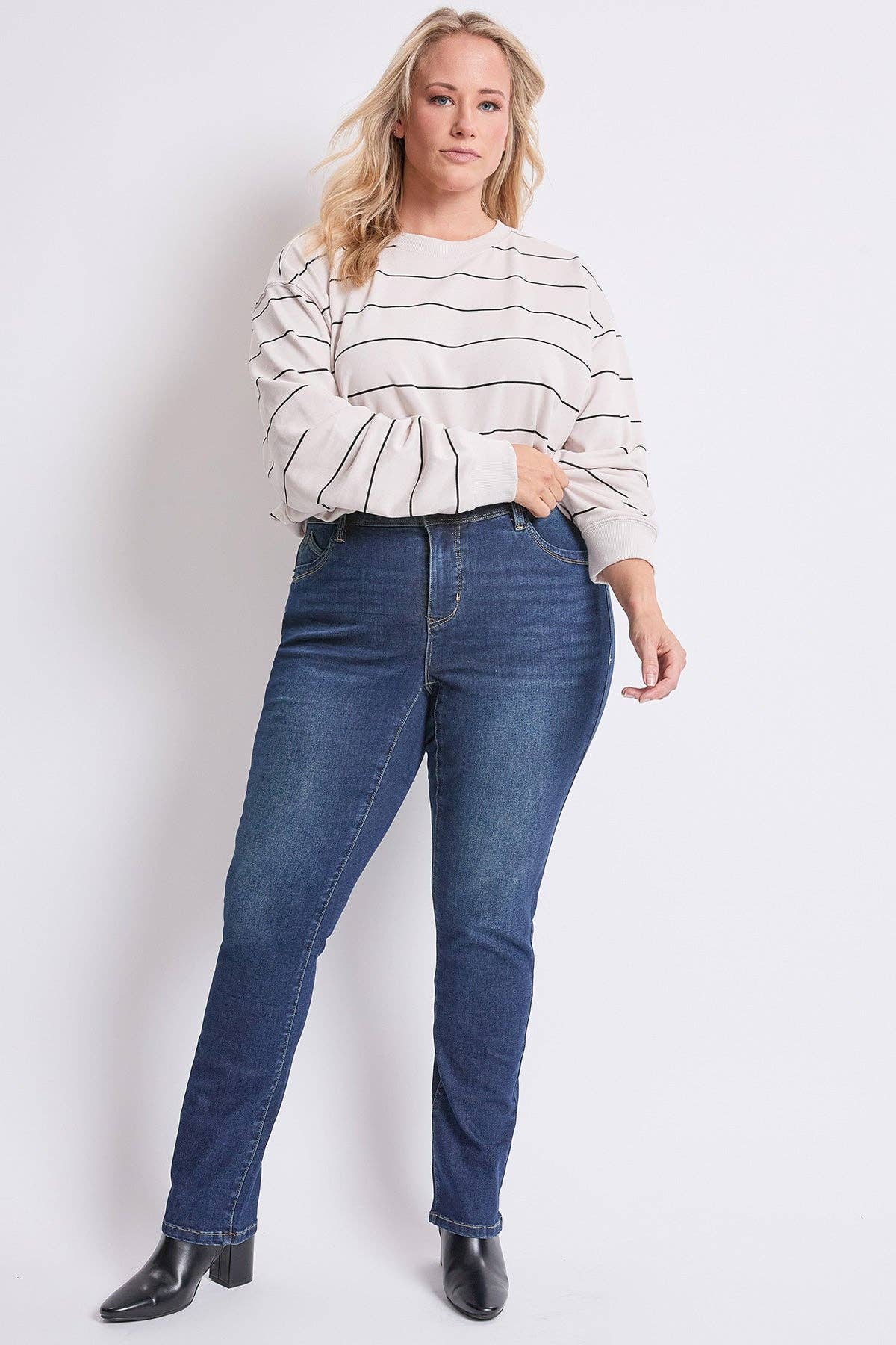 PLUS HIGH RISE STRAIGHT LEG