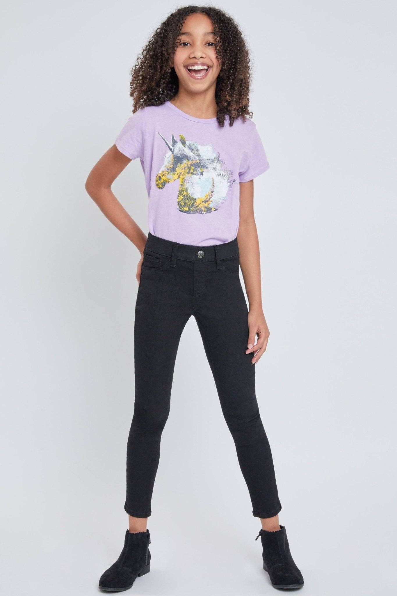 TWEEN GIRLS PULL ON SKINNY JEANS (7-14)