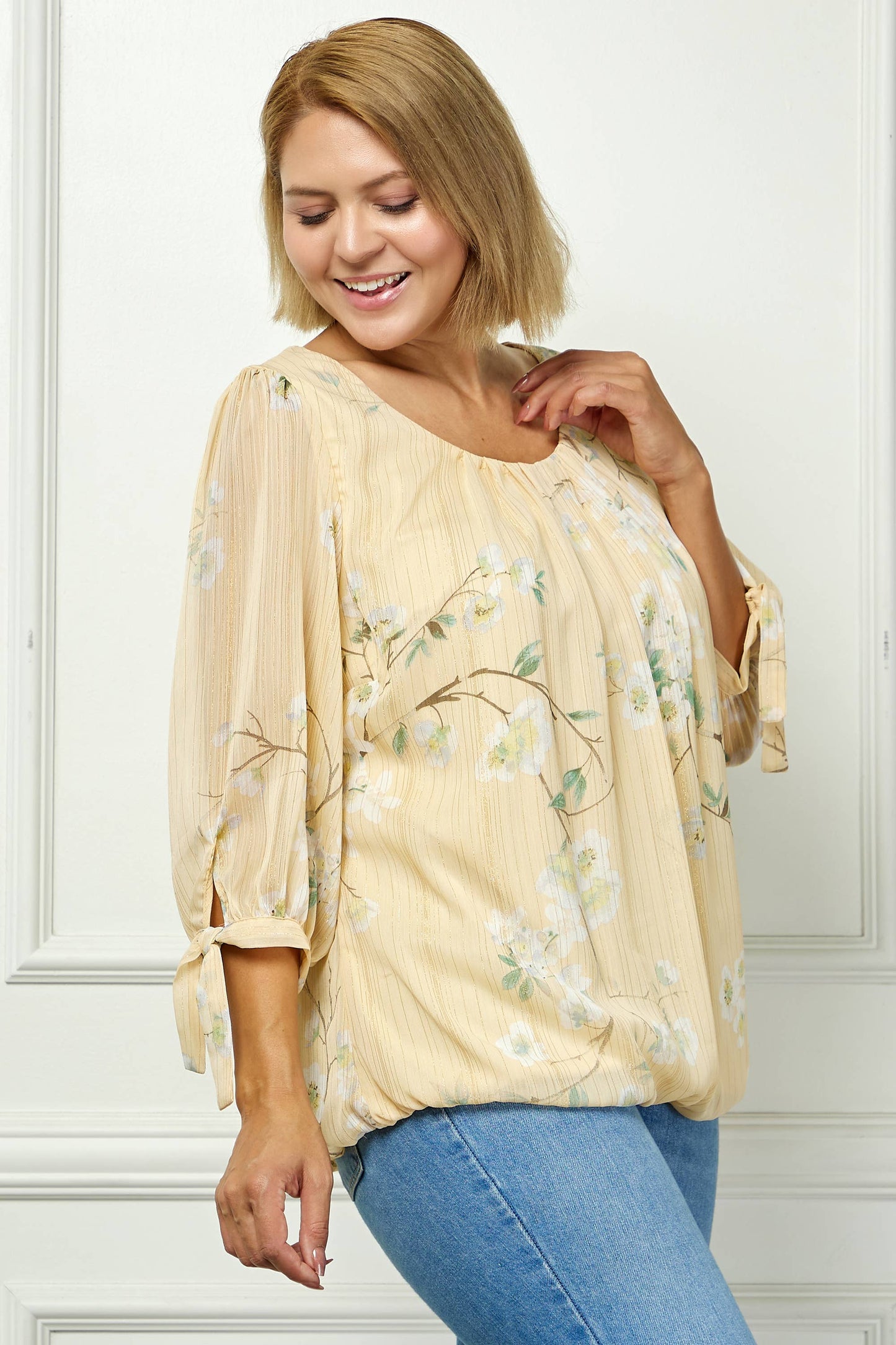 PLUS SPRING BREEZE BLOUSE