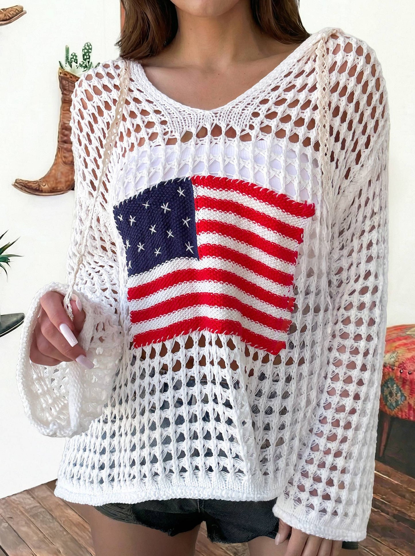 FREEDOM BREEZE KNIT HOODIE