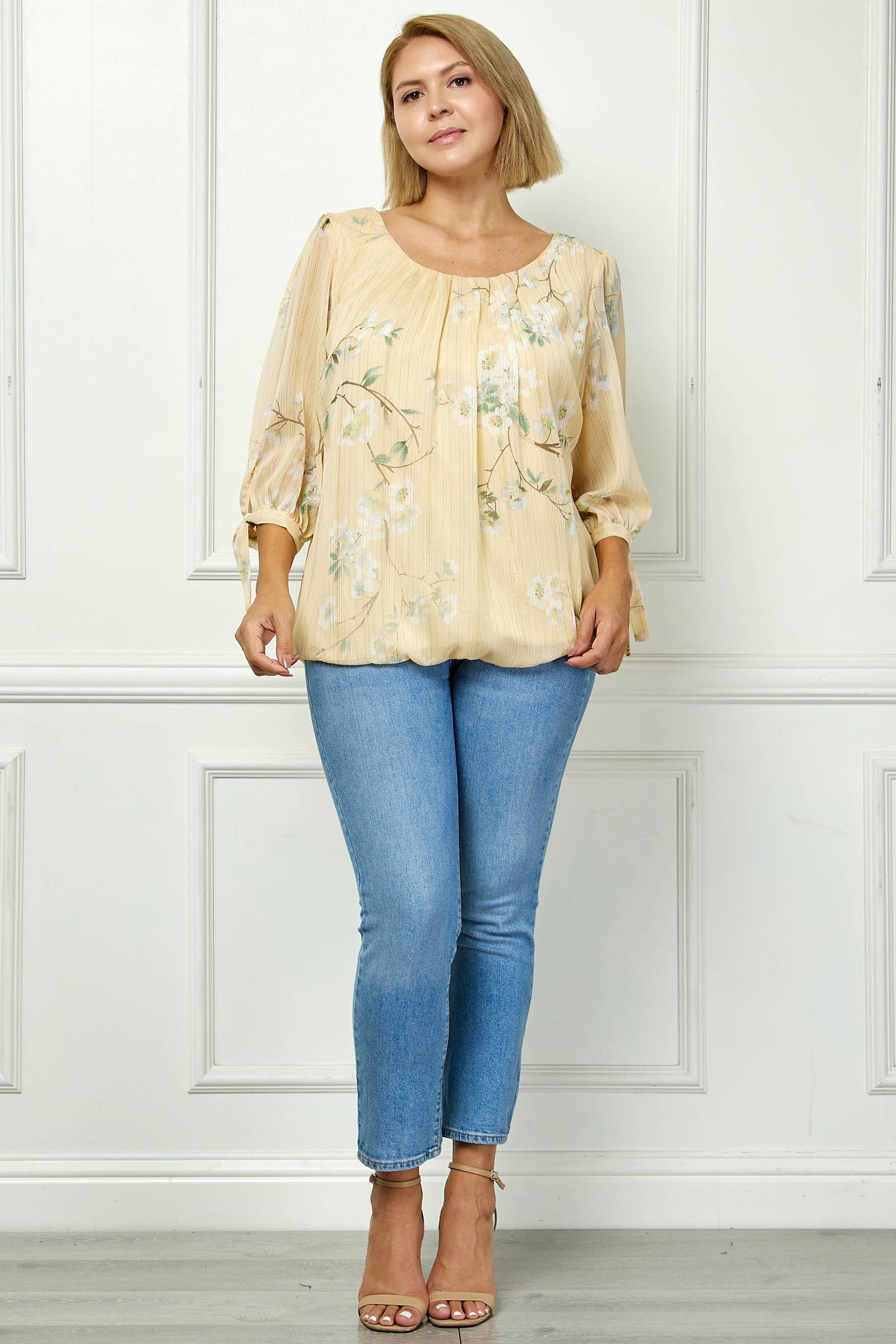 PLUS SPRING BREEZE BLOUSE