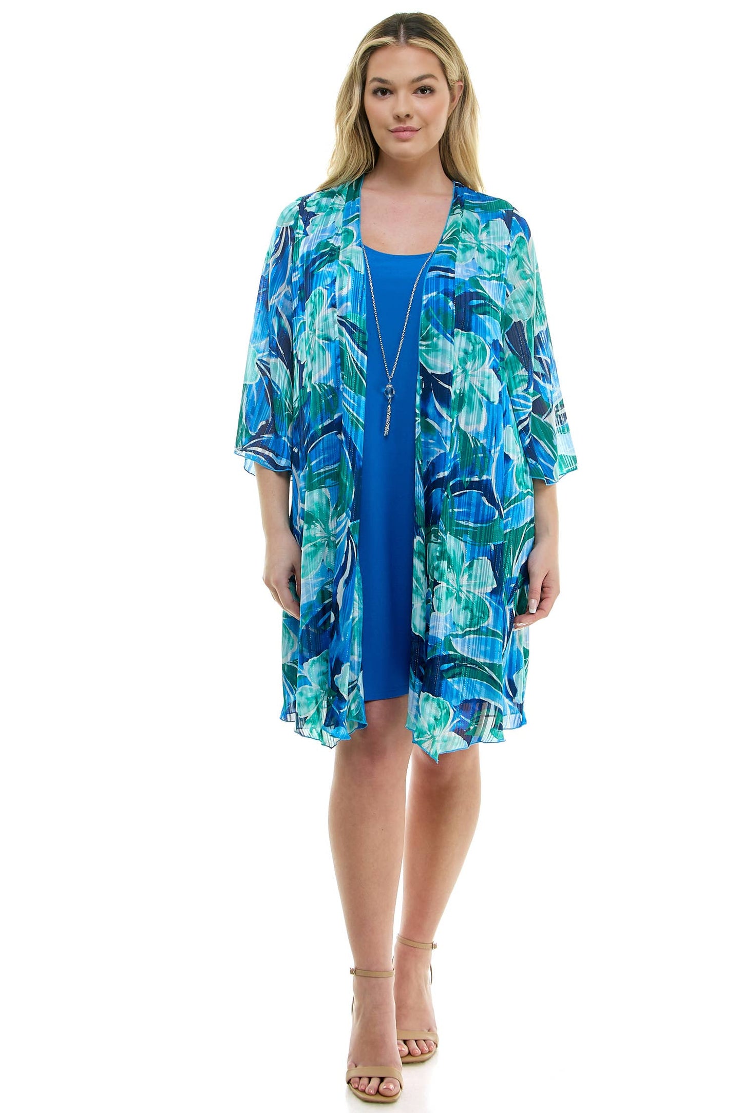 AZURE ESCAPE 3 PIECE PLUS DRESS