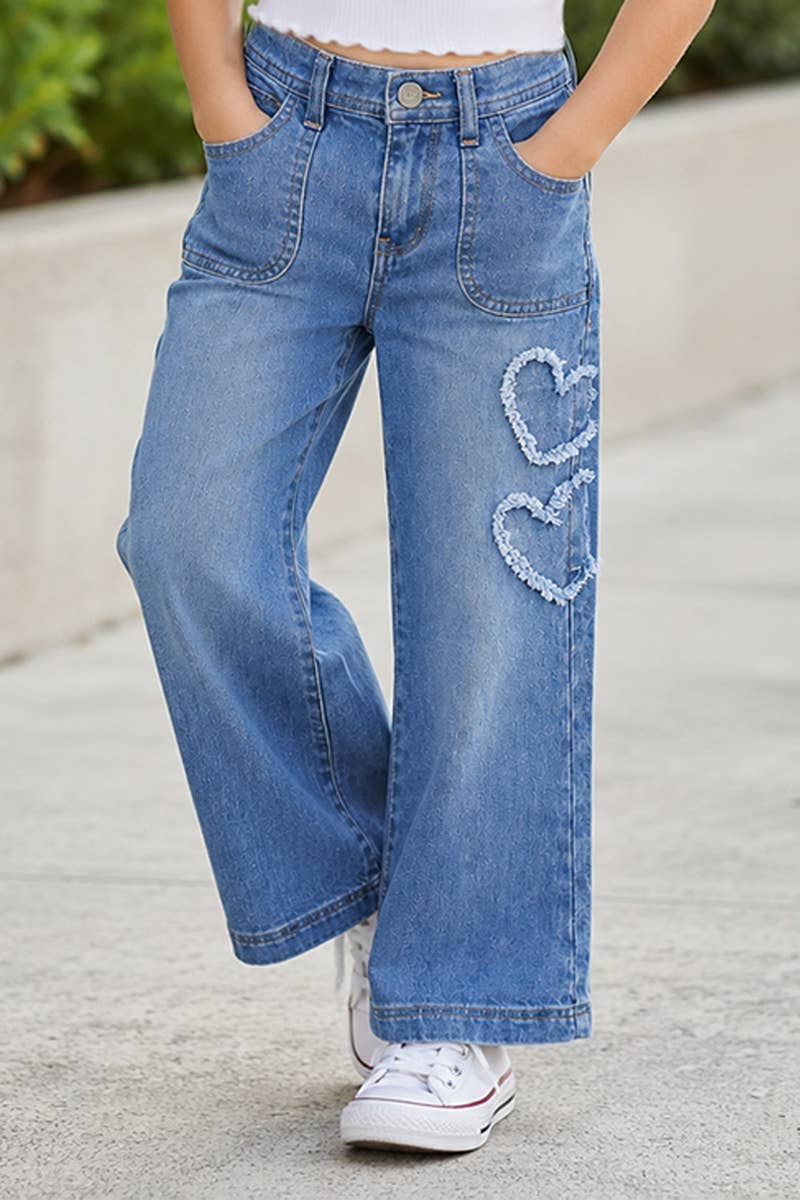 HEARTBREAKER WIDE LEG JEANS
