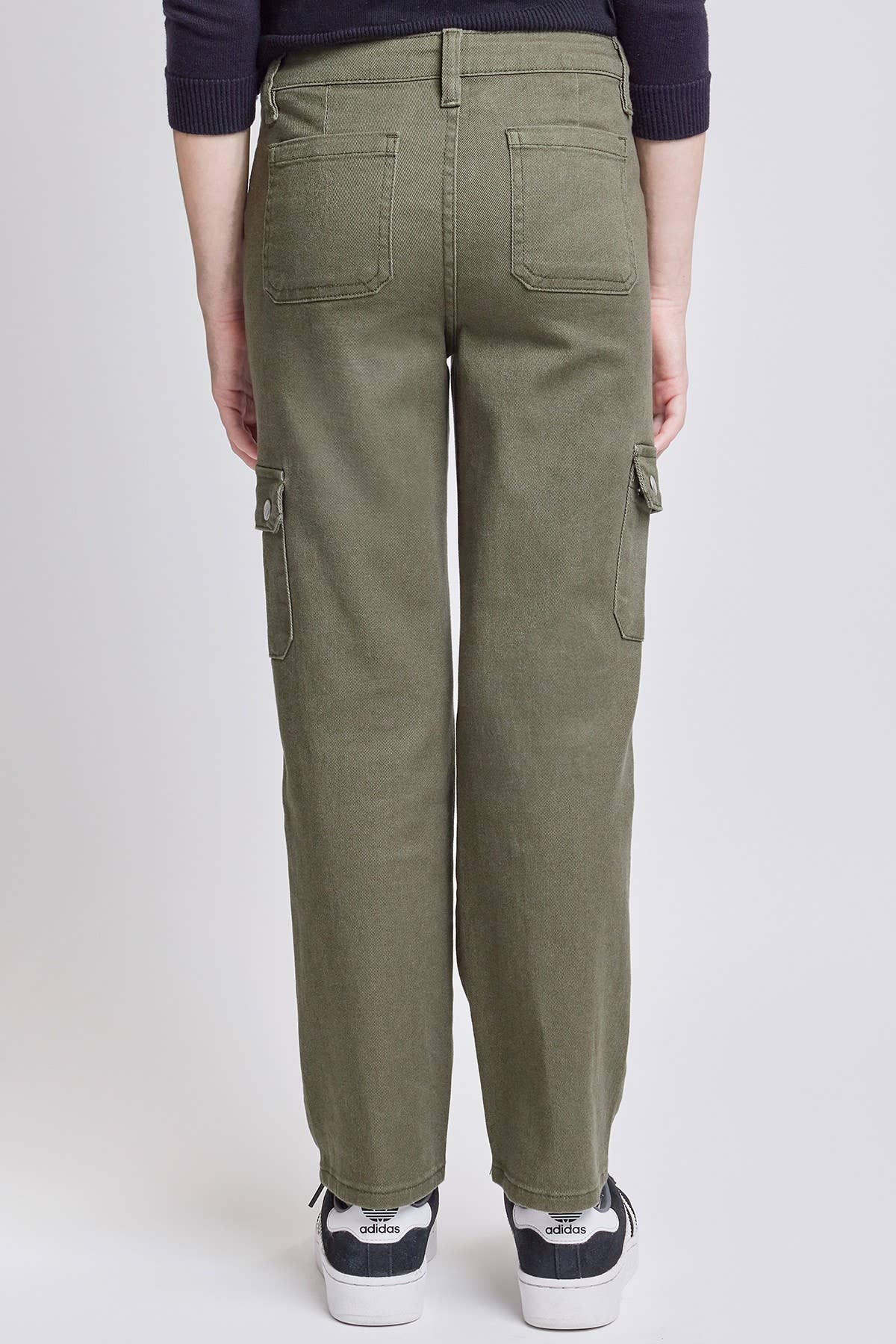 GIRLS OLIVE CARGO PANT