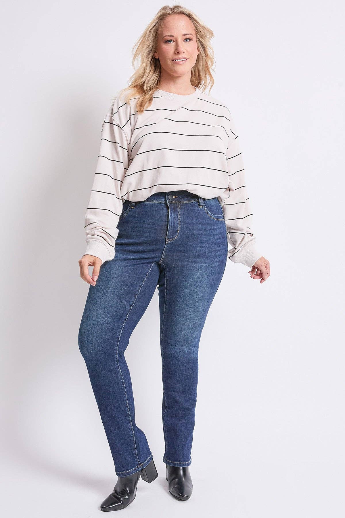PLUS HIGH RISE STRAIGHT LEG