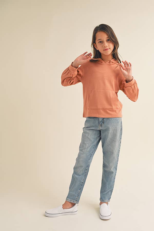 TWEEN RUST HOODIE