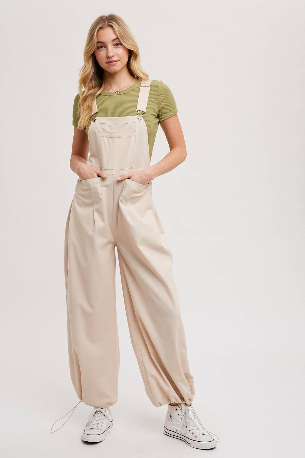 OATMEAL JUMPSUIT OVERALL