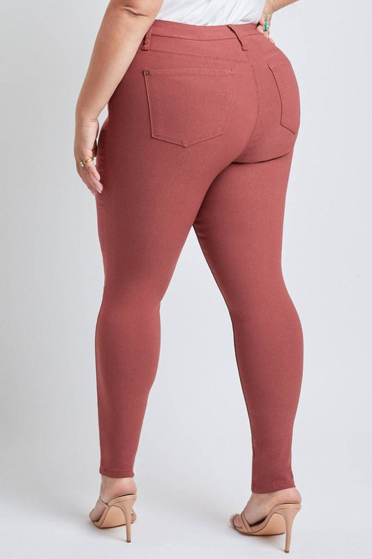 JR PLUS FOREVER COLOR SKINNY REDWOOD JEAN