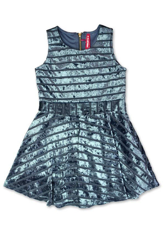MIDNIGHT VELVET DRESS