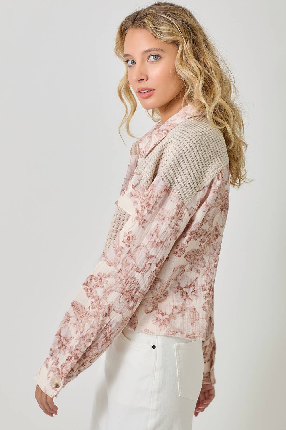 CAPPUCCINO MIXED MEDIA JACKET