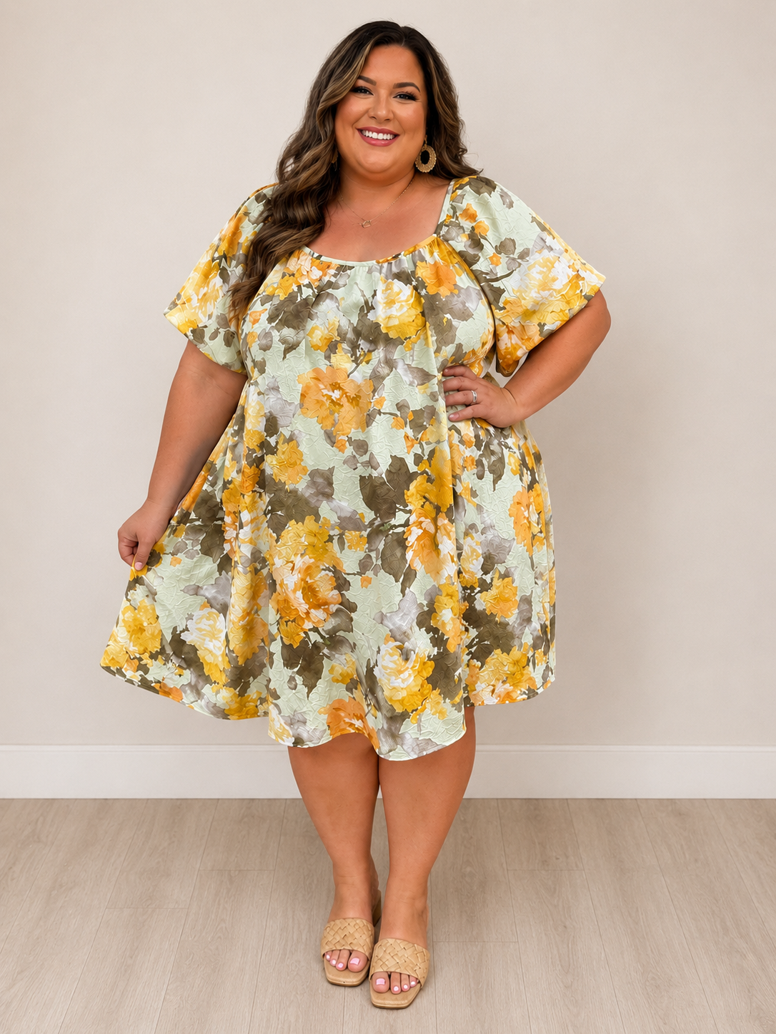 PLUS ROSE' GARDEN DRESS