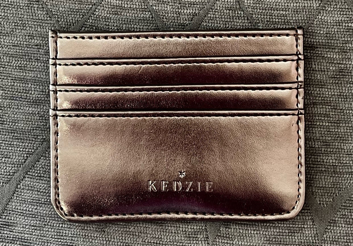 METALLIC CARD HOLDER