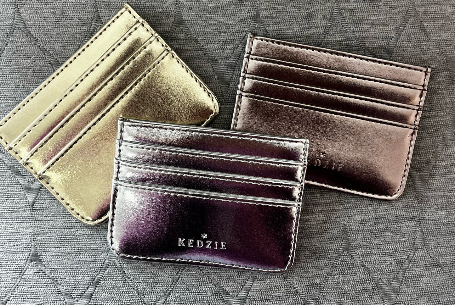 METALLIC CARD HOLDER