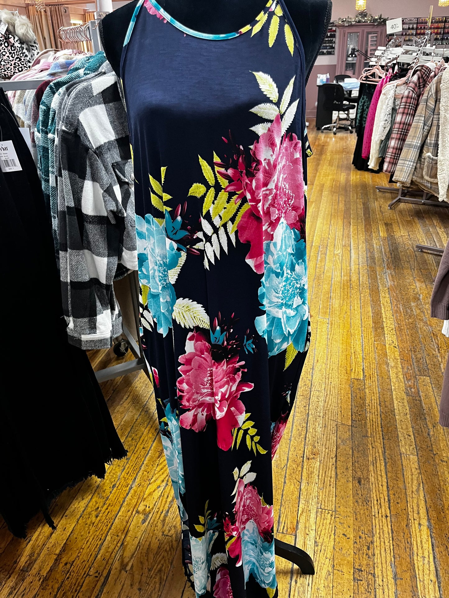 FLORAL MAXI W/ POCKETS