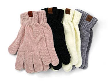 Britt's Knits Beyond Soft Chenille Gloves Asst.